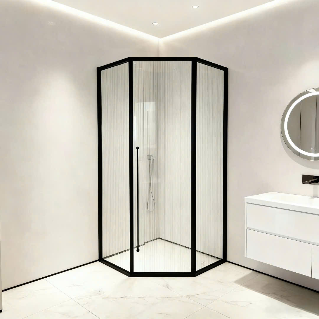 Phòng tắm 135 độ bản lề ẩn hệ slim