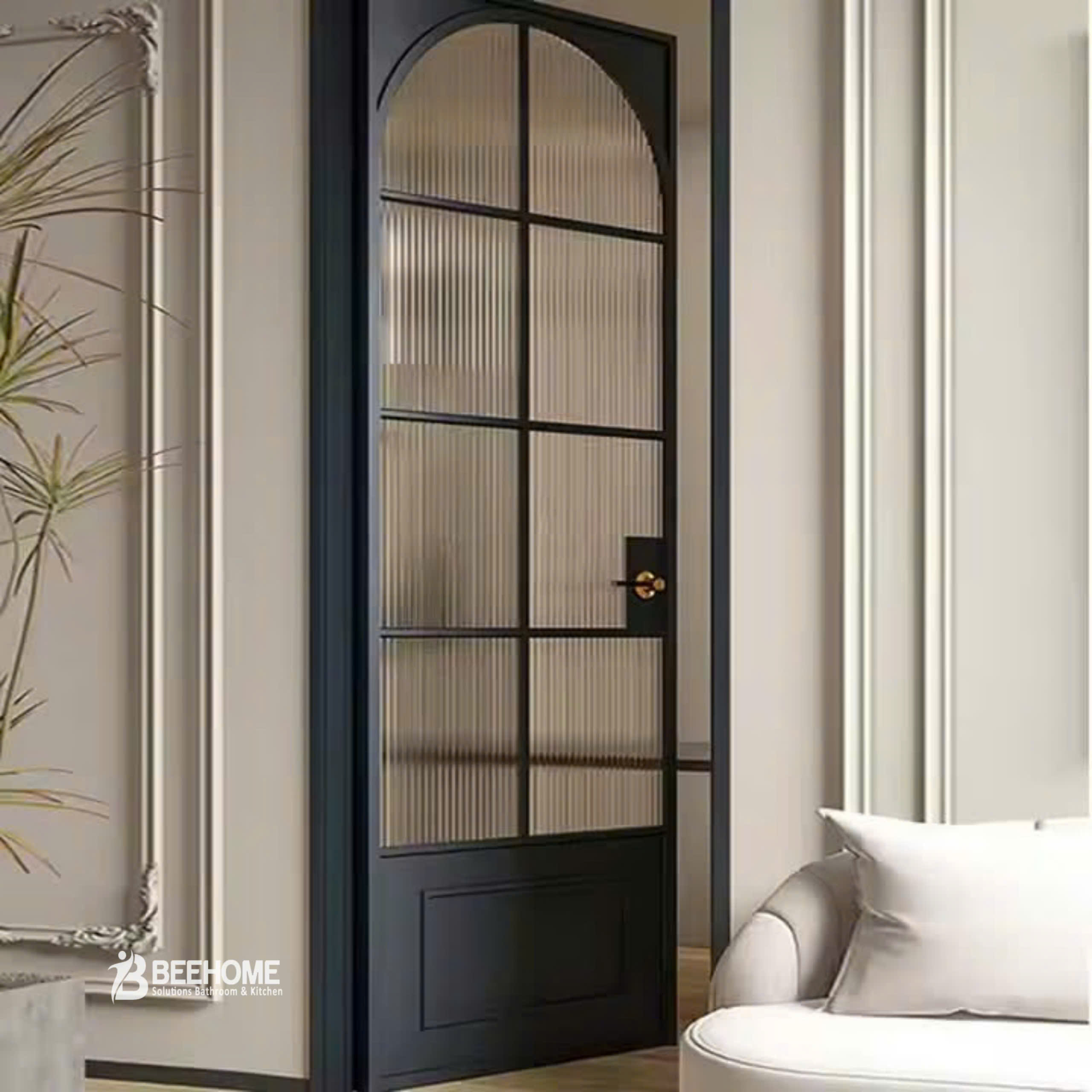 Cửa Nhôm Slim Nội Thất Phong Cách Indochine
